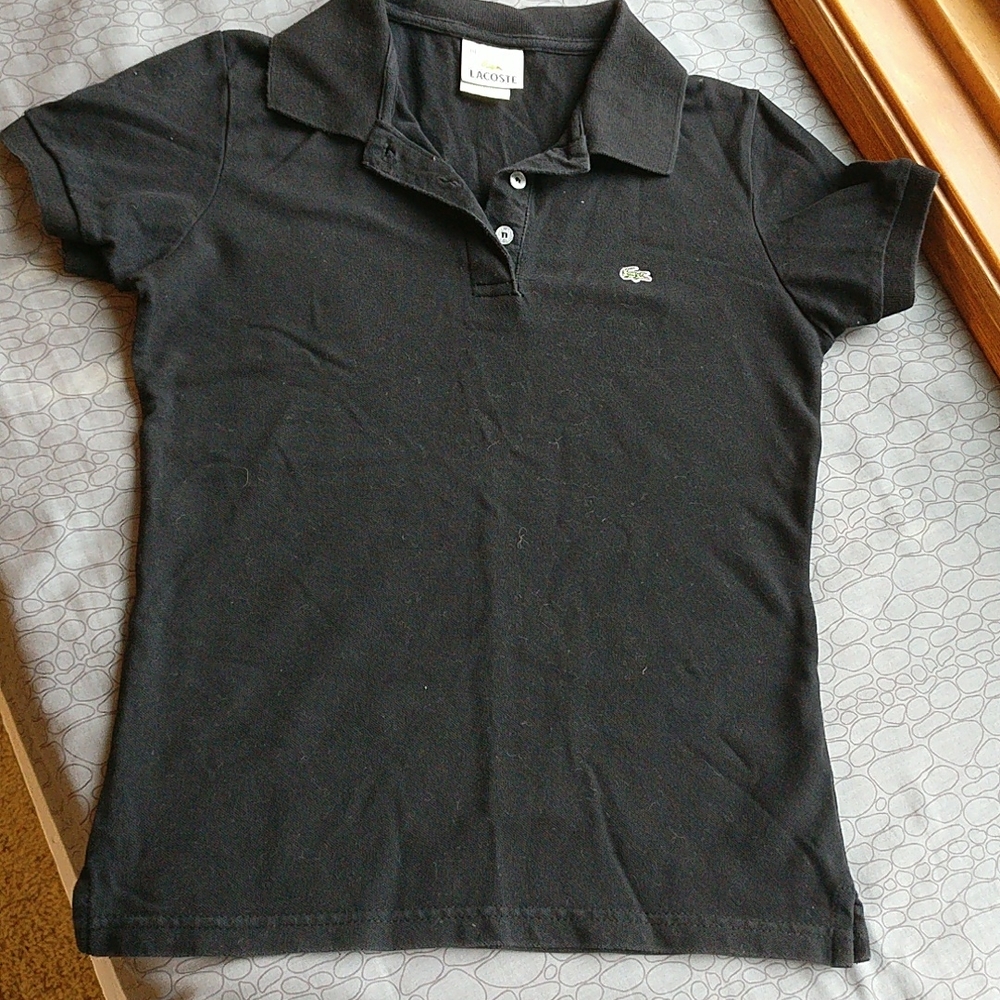 🔥Lacoste black polo